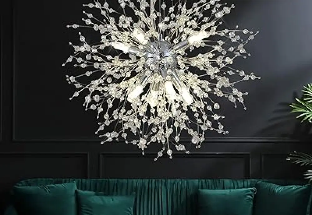 large globe chandelier