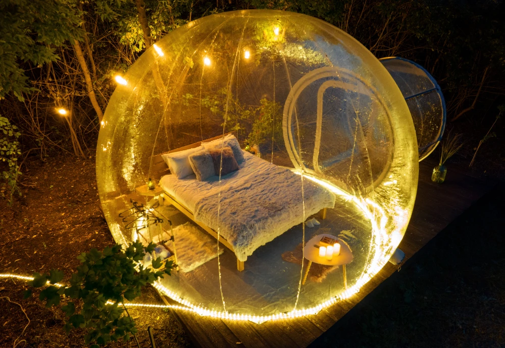 how to make your own bubble tent